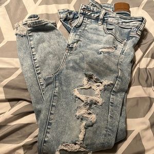 skinny jeans ripped
